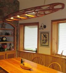 Kayak Chandelier Etsy Kayak Decor Chandelier Wood Strips