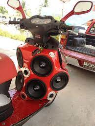 Pin On Speakers On A Moped