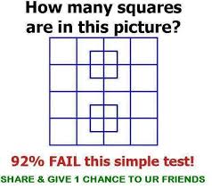 Whosoever shall solve these puzzles shall rule the universe!. Count Squares Puzzle Puzzles Riddles And Brainteasers