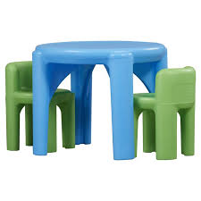 Little Tikes Kids 3 Piece Table Chair Set Kids Table And Chairs Kids Table Chair Set Little Tikes Picnic Table