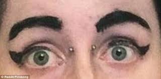 Basically, brow hair grows for shorter periods of time than the hair on your head, which thankfully prevents you from having rapunzel brows—but may make growing out those brow hairs a little slow. Subreddit Reveals Some Of The Worst Eyebrows Ever Daily Mail Online