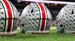 Football ohio state buckeyes ncaa helmets. Time And Change Ohio State S Buckeye Leaf Helmet Stickers The First Of Their Kind Eleven Warriors