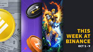 This Week At Binance Oct 1 8 Binance Blog