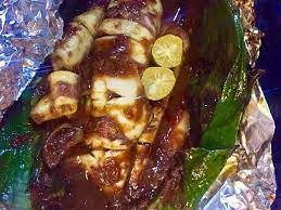 Ikan kerapu bakar berempah oleh: Sotong Bakar Restoran Ikan Bakar Tok Abah Jalan Bayam Facebook