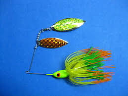 Details About 1 2 Oz Spinner Bait Chart Orange Lime Tips Fishing Lure Bass R
