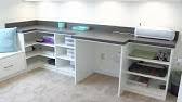 87 w x 49 d x 40 h includes: How To Diy Craft Table With Storage On A Budget Pottery Barn Knock Off Youtube