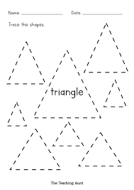 Shapes Tracing Worksheets Free Printable The Teaching Aunt In 2020 Shape Tracing Worksheets Shapes Worksheet Kindergarten Tracing Worksheets Preschool