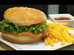 Kfc Style Crispy Chicken Burger Zinger Burger Youtube Chicken Burgers Recipe Crispy Chicken Burgers Chicken Burgers