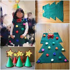 Spread a thick layer of tacky glue over a glass ornament. Christmas Tree Costume Diy Felt And Pom Pom Christmas Tree Costume Christmas Costumes Diy Diy Christmas Costumes