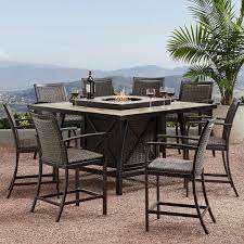 Member S Mark Harbor Hill 5 Piece Fire Chat Set Sam S Club Fire Pit Dining Set Outdoor Fire Pit Sets