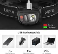 Lepro PR320017-a-2 Hareket Sensörlü Şarj Edilebilir Far ...