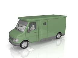 Money Truck 3d Model 3d Model Car 3d Model Trucks