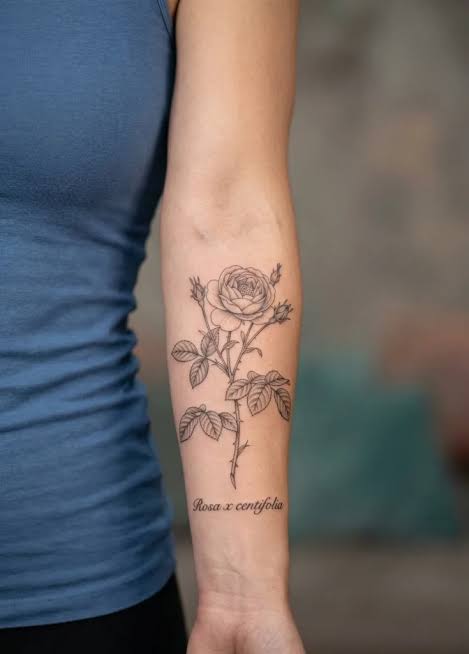 12 Botanical Flower Tattoos with Detailed Nature Art