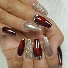40 Popular Christmas Nail Designs Ideas Czerwone Paznokcie