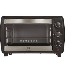 The smaller top compartment is ideal for baking bread and cakes, or for warming up food while the rest is cooking. Easyline Oven Toaster Black Electrolux Malaysia