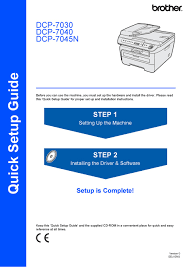 This printer can handle various. Brother Dcp 7030 Quick Setup Manual Pdf Download Manualslib