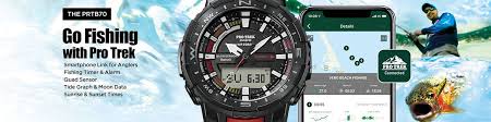 Vi sono viti a vista e l'aggancio per il bracciale in plastica rigida risulta particolarmente confortevole. Pro Trek Casio Usa