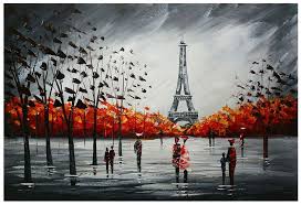 Paris cityscape on wn network delivers the latest videos and editable pages for news & events, including entertainment, music, sports, science and more, sign up and share your playlists. Modern Abstract Paris Cityscape Eiffel Tower Oil Painting Impressionist Art No Frameless D Eiffel Tower Painting Canvas Painting Landscape Landscape Paintings