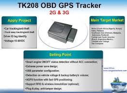 The thief will most likely panic in that moment and also be vulnerable to getting caught owing to the alarm. China Gps Wireless Obd Car Alarm Security Device Tk208 Wy China Obd Car Alarm Gps Obd Car Alarm