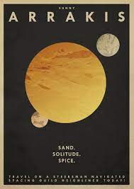 Arrakis Travel Poster By Drfaustusau Deviantart Dune Scifi Cool Headacheslastingweeks Affiches Retro Affiches De Voyage Affiche