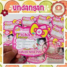 Undangan Ultah Anak Tema Hello Kitty Hello Kitty Undangan Ulang Tahun
