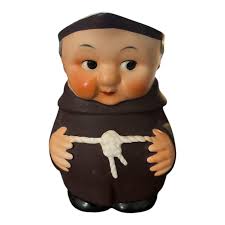 Vintage 1950s Goebel W Germany Friar Monk 4" Ceramic Creamer Pitcher Small  Collectible S141/0