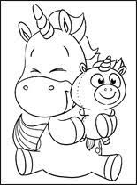 Einhorn Mit Kuscheltier Ausmalbilder Kostenlos Und Gratis Malvorlagen Einhorn Zum Ausmalen Ausmalbilder Ausmalbilder Kinder