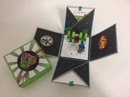 See more ideas about exploding boxes, exploding box card, explosion box. Explosionsbox Freizeitpark Etsy Explosion Box Amusement Park Box