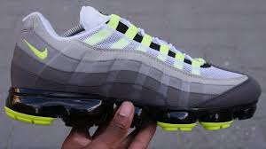 Air Vapormax 95 Og Neon Quick Look On Feet Youtube