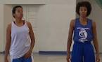 Resultado de imagem para selecao feminina de basquete de mo�ambique em jogo