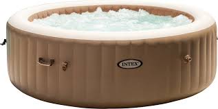 Home and garden 6 person 71 jet square hot tub in the tubs spas department at com. Intex Whirlpool Pure Spa Bubble Small Pools Shop