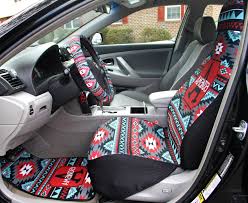 Aztec Car Seat Covers Set Of Two Front Seat Covers Tribal Monogrammed Personalized Aztec Car Accessories Seat Covers Fo Car Seat Cover Sets Aztec Car Car Seats