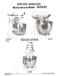 kitchenaid ksmc50 k5ss sm service