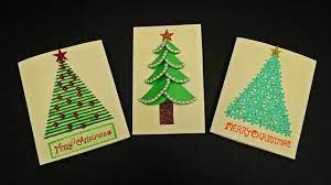 Here, our craft team shows you how to create seven different christmas card ideas. Diy 3 Easy Christmas Cards How To Make Christmas Greeting Cards Youtube