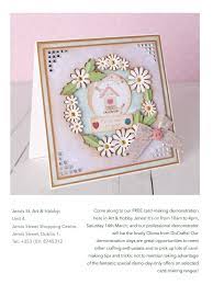 Learn a new skill, create something new and find something to be inspired. Jervis Shopping Centre Free Card Making Demonstrations Tomorrow At The Art Hobby Shop Jervis 10am 4pm Pick Up Some Great Tips Just In Time To Make The Perfect