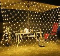 Net Lights Outdoor Lights, LED Fishing Net String Lights, Waterproof  Christmas Decoration Starry Lights, 8x10 Meters