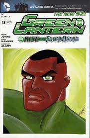 John Stewart Green Lantern Sketch cover 2016, in Trace Jones's Issac White  Comic Art Gallery Room