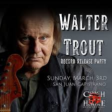 GET TICKETS NOW❗ Walter Trout will be playing at The Coach House