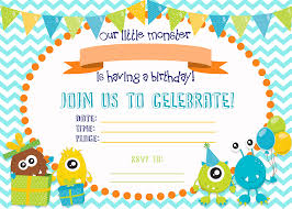 Insert your own photos for a personal touch. Free Printable Monster Birthday Invitations Six Clever Sisters