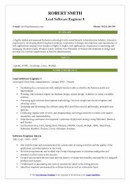 They're the ones responsible for developing, designing, testing, writing, modifying, and debugging software based off specific requirements. Lead Software Engineer Resume Samples Qwikresume