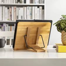 Book Stand Wishacc Adjustable Book Holder Tray And Page Paper Clips Book Stands Book Holders Book Holder Stand