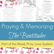 Just print all 8 off these off on card stock and. Praying And Memorizing The Beatitudes Printable Coloring Pages Proverbial Homemaker