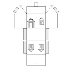 haus aus papier basteln vorlagen dekoking diy bastelideen dekoideen zeichnen lern basteln mit papier vorlagen basteln mit papier basteln mit papier diy