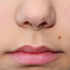 septum cuff gold faux septum ring fake nose ring helix cuff fake septum piercing 16g tragus cuff in 2021 fake nose rings faux septum ring forward helix earrings