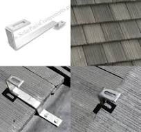 solar roof hooks for flat tile roofing installation