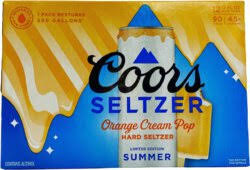 Coors Orange Cream Pop Hard Seltzer 12oz Cans Liquor Barn Springhurst