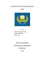 Studi kelayakan bisnis foto copy. Proposal Studi Kelayakan Bisnis Proposal Studi Kelayakan Bisnis Dodol Oleh Nama Made Ayu Srinadi Npm 1633121265 Kelas D7 Fakultas Ekonomi Course Hero