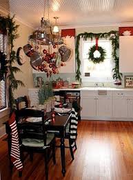 Decorate With Wreaths Inside Christmas Kitchen Decor Christmas Kitchen Window Garland
