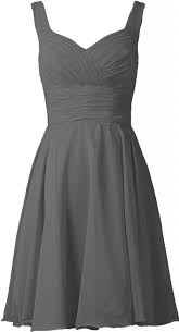 Grey Bridesmaid Dresses With Strapless Neckline Short Gray Bridesmaid Dress Under 100 For Maids Wedding Grey Bridesmaid Dresses Short Chiffon Bridesmaid Dresses Short Short Bridesmaid Dresses
