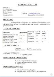 resume for computer science